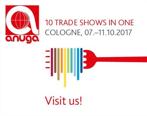 Приглашаем Вас посетить наш стенд на выставке Anuga 2017 в Кельне