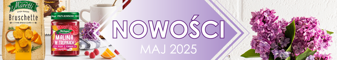 Baner z majowymi nowościami